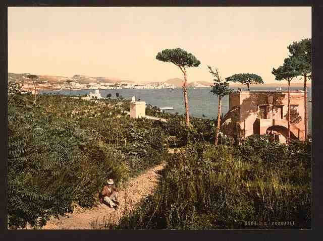 Vintage Posillipo II Naples A4 Photo Print