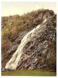 Vintage Powerscourt Waterfall County Wicklow A4 Photo Print