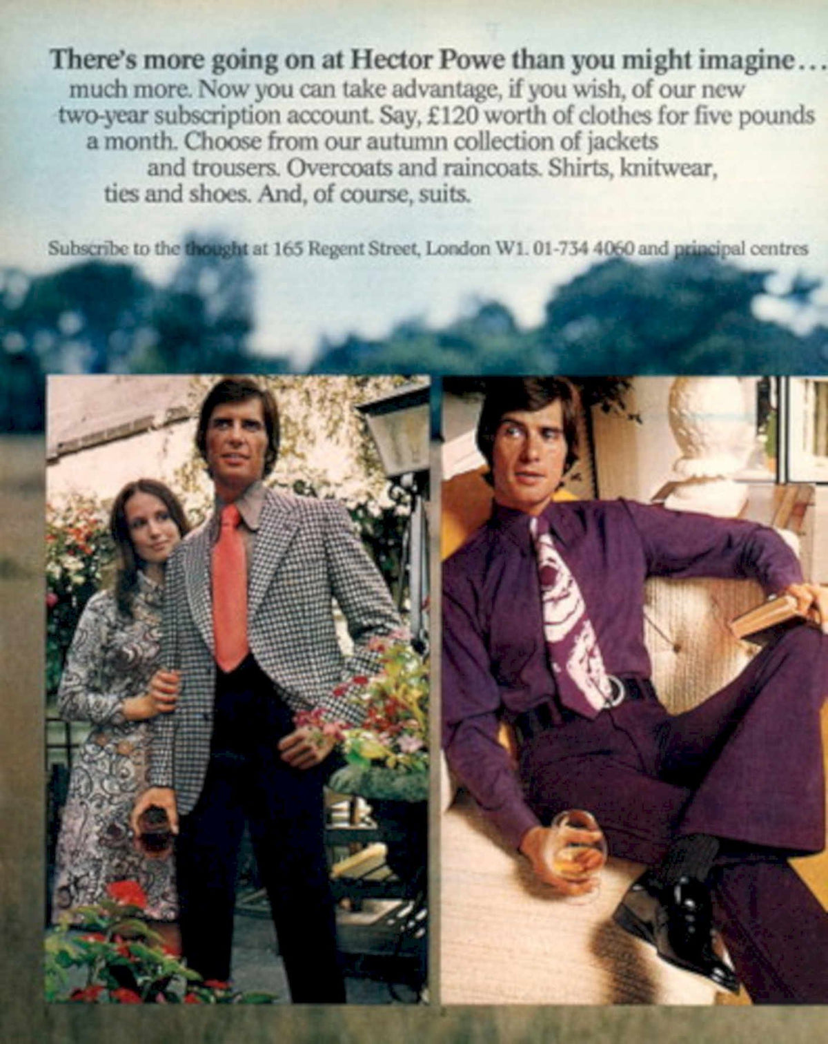 Vintage Powes Autumn 2 1970s Vintage Retro Advert