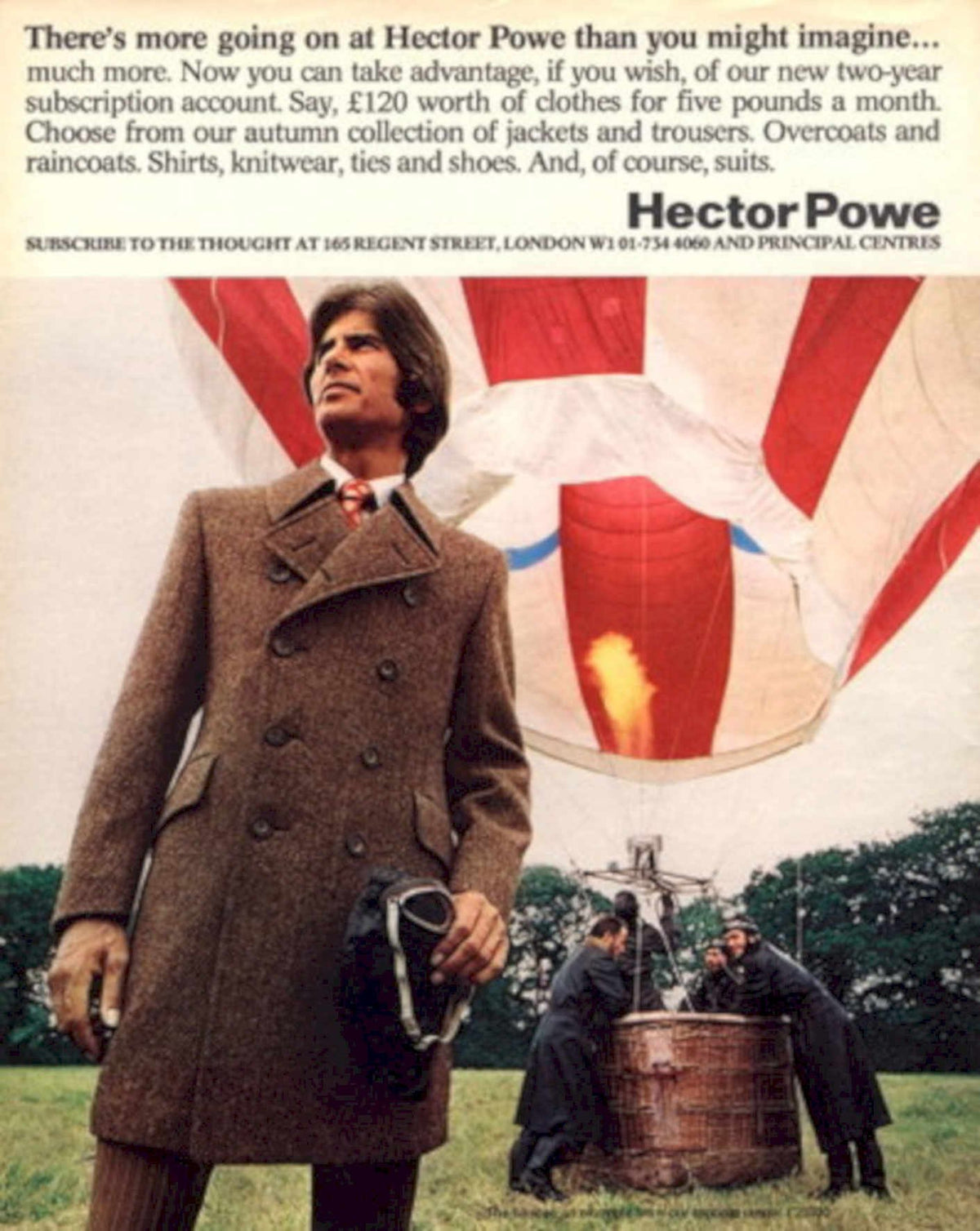 Vintage Powes Balloon 1970s Vintage Retro Advert