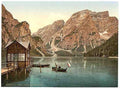 Vintage Pragse Wilsee toward Sulden Tyrol A4 Photo Print