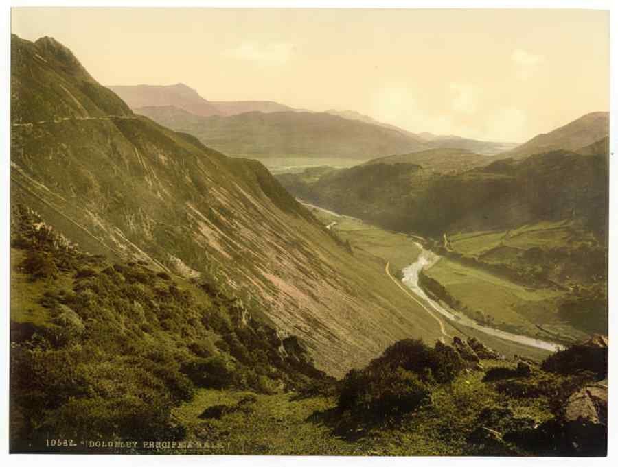 Vintage Precipice Walk Dolgelly 2 Ie Dolgellau Wales A4 Photo Print