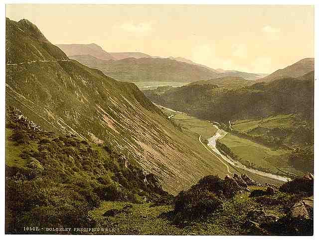 Vintage Precipice Walk Dolgelly ie Dolgellau II Wales A4 Photo Print