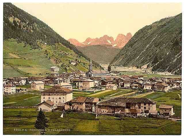 Vintage Predazzo Tyrol A4 Photo Print