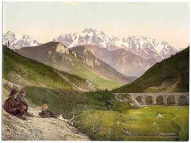 Vintage Prenjalpe Herzegowina A4 Photo Print