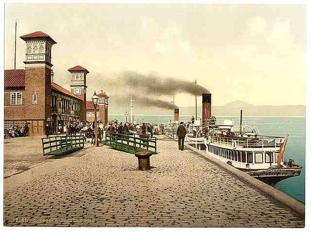 Vintage Princes Pier Greenock A4 Photo Print