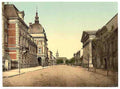 Vintage Princes castle and Cavalier Street Anhalt A4 Photo Print