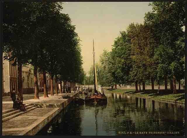 Vintage Princess Canal Hague A4 Photo Print