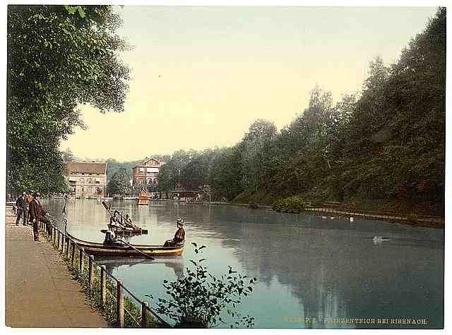 Vintage Prinzenteich Thuringia A4 Photo Print