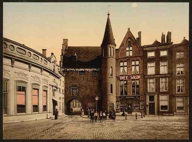 Vintage Prisoners gate Hague A4 Photo Print