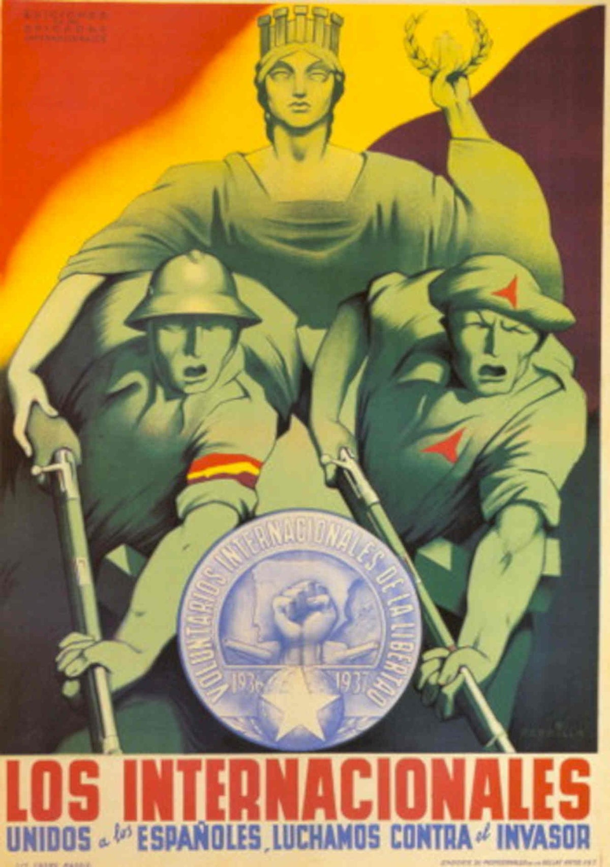 Vintage Propaganda Soldiers 1930s Vintage Retro Advert Poster