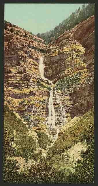 Vintage Provo Falls Utah A4 Photo Print