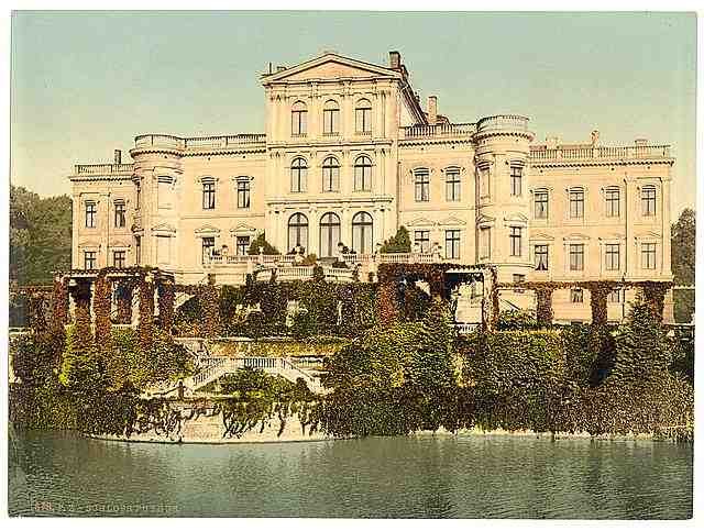 Vintage Putbus Castle Isle of Rugen A4 Photo Print