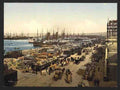 Vintage Quay de la Joliette Marseilles A4 Photo Print