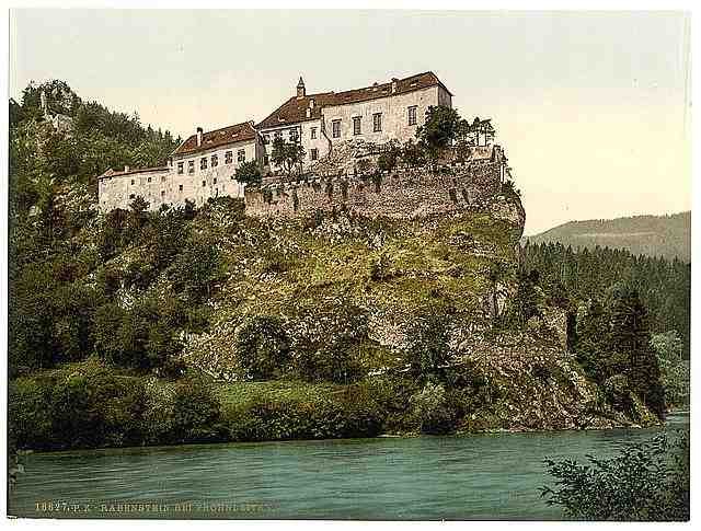 Vintage Rabenstein near Frohnleieten Styria A4 Photo Print
