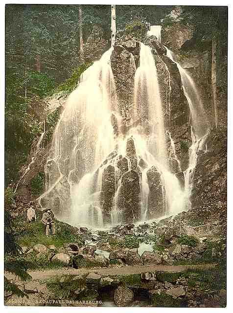 Vintage Radaufall Harzburg Hartz A4 Photo Print