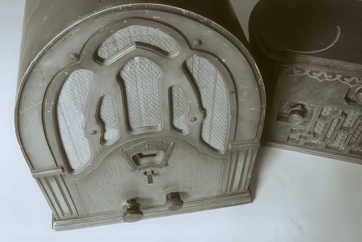 Vintage Radio Cabinet 1 A4 Photo Print