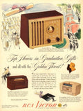 Vintage Radio X523 1940s Vintage Retro Advert Poster
