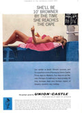 Vintage Raft Africa 1950s Vintage Retro Advert Poster