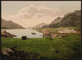 Vintage Raftsund from Digermulen Lofoten A4 Photo Print