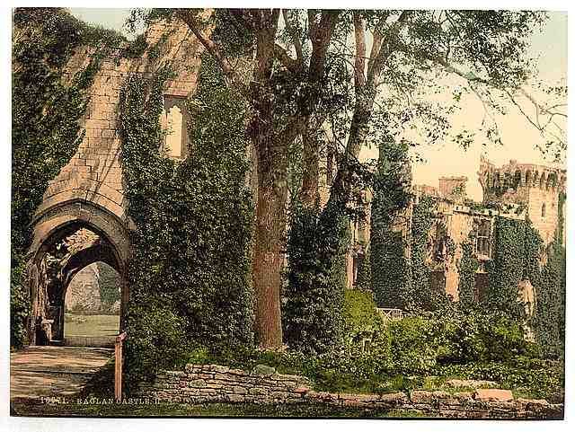 Vintage Raglan Castle II A4 Photo Print