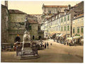 Vintage Ragusa Gundulic Square Dalmatia A4 Photo Print