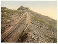 Vintage Railway At The Summit Snowdon Wales A4 Photo Print