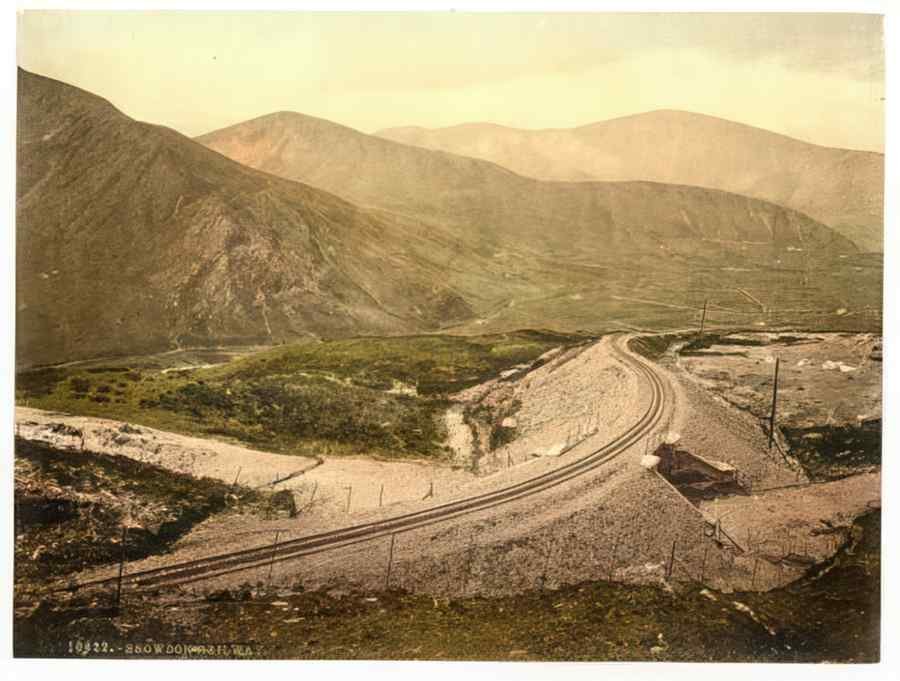 Vintage Railway Snowdon Wales A4 Photo Print