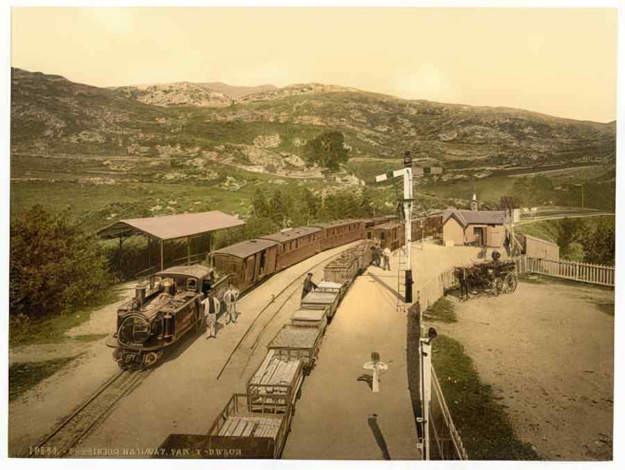 Vintage Railway Tan Y Bwlch Festiniog Ie Ffestiniog Wales A4 Photo Print