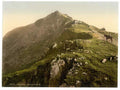 Vintage Railway The Last Mile Snowdon Wales A4 Photo Print