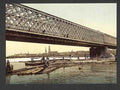 Vintage Railway bridge Riga A4 Photo Print