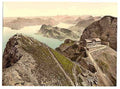 Vintage Railway from Oberhaupt Pilatus A4 Photo Print