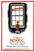 Vintage Rainbow Rescue 1940s Vintage Retro Advert Poster