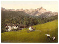 Vintage Raintalerbauer Partenkirchen Upper Bavaria A4 Photo Print
