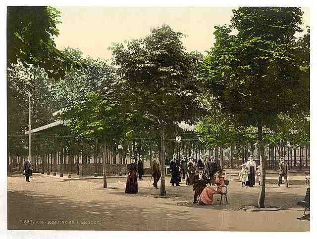 Vintage Rakoczy Bad Kissengen Bavaria A4 Photo Print