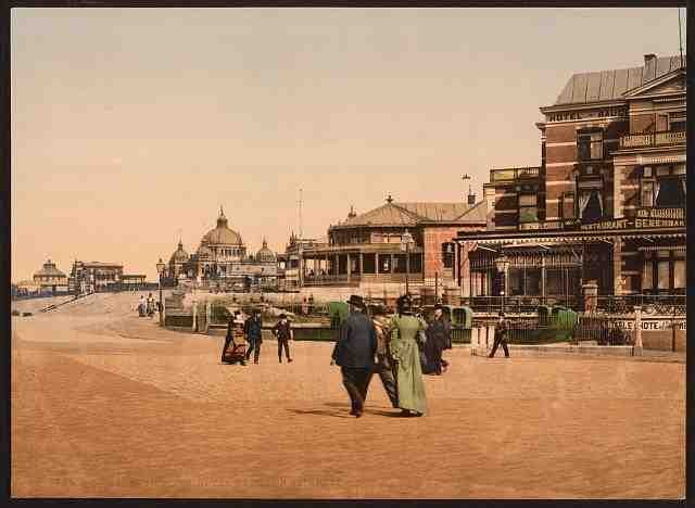 Vintage Rauch Hotel Scheveningen A4 Photo Print
