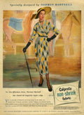 Vintage Rayon Dress 1950s Vintage Retro Advert Poster