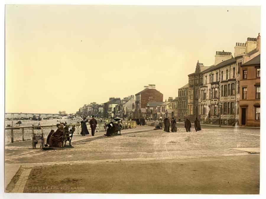 Vintage Redcar The Esplanade 2 Yorkshire England A4 Photo Print