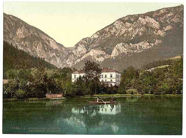 Vintage Reichenau Spring House Lower Austria A4 Photo Print