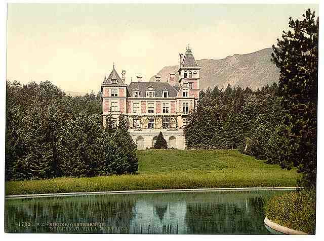 Vintage Reichenau Villa Wartholz Lower Austria A4 Photo Print
