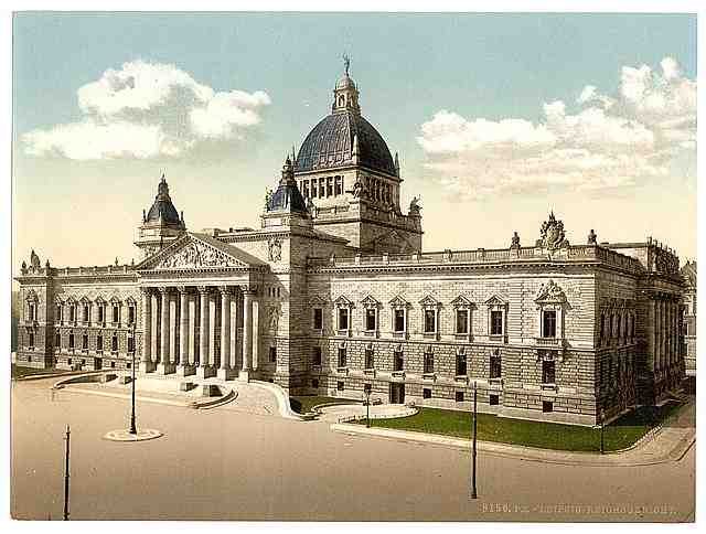 Vintage Reichsgericht Leipsig Saxony A4 Photo Print