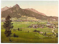Vintage Reutte general view Tyrol A4 Photo Print
