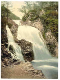 Vintage Rhaiadr Mawddach Dolgelly A4 Photo Print