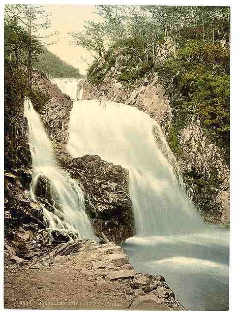 Vintage Rhaiadr Mawddach Dolgelly A4 Photo Print
