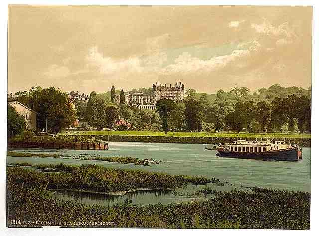 Vintage Richmond Star and Garter Hotel London and suburbs A4 Photo Print
