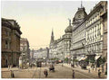 Vintage Ring Street Budapest Hungary A4 Photo Print