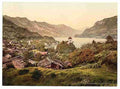Vintage Ringgenberg and Brienz Lake Bernese Oberland A4 Photo Print