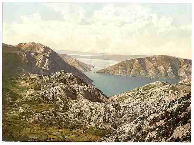 Vintage Risano Dalmatia A4 Photo Print