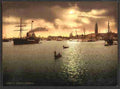 Vintage Riva Schiavoni seen from S Zaccane Venice A4 Photo Print