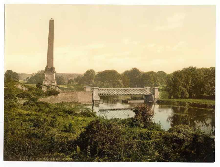 Vintage River Boyne County Louth Ireland A4 Photo Print